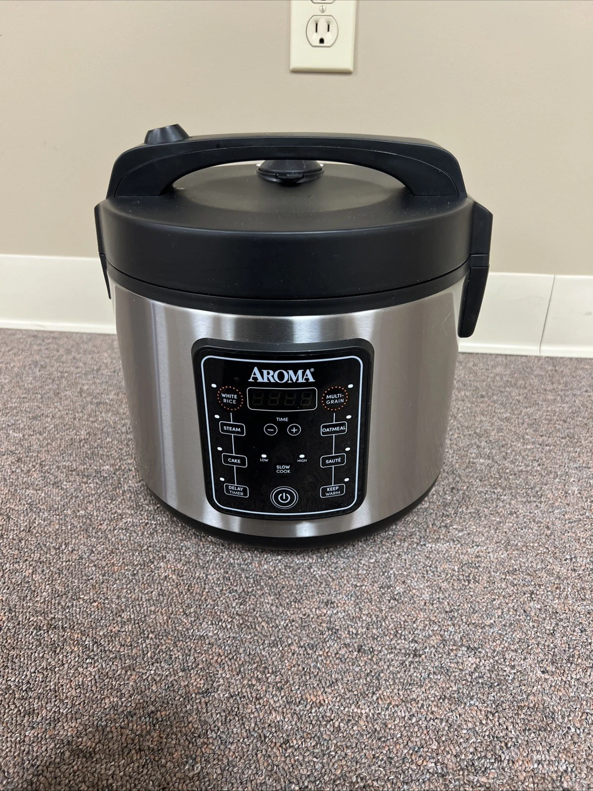 Aroma 20-Cup Professional Rice Cooker Plus Digital Multicooker - Tested/Working