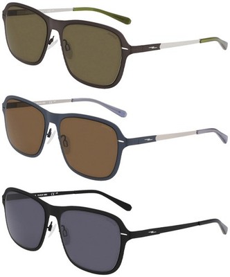 FUNN Soljam ソルジャム Shinola Soft Square Sunglasses w/ Flexon Memory Temples - SH3101S
