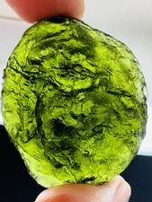 Raw Moldavite Regular Grade Tektite 131CT Textured With Certificate Authenticity