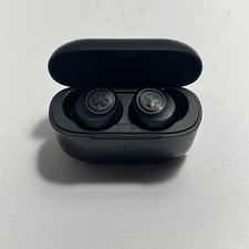 JLab JBuds Air True Wireless Earbuds with Charging Case - Black tested working