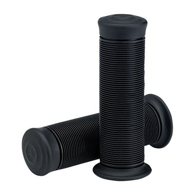 Biltwell TPV Kung Fu Motorrad Griffe schwarz 1'' für Harley 74-24