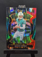 2025 Select Football - Quinn Ewers Dolphins - Black And Red Prizm Shock RC #82