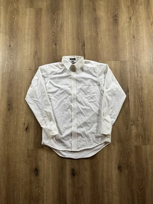 Barrington Men's White LongSleeve Button-Up Shirt Wrinkle-Free Size 15.5 34/35 M - Image 1 of 4