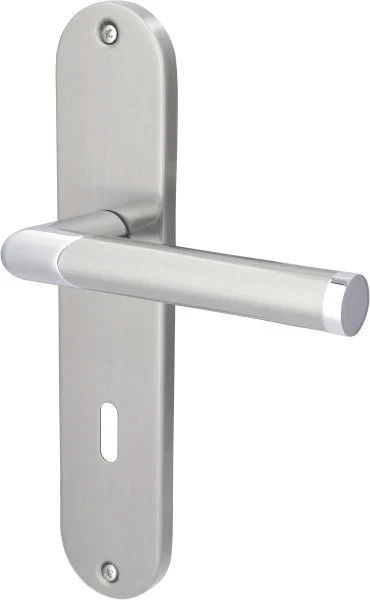 Alpertec DrüCkergarnitur Renofast I Edelstahl/Bi-Colour Bb 72 Mm TüRdrüCker-image