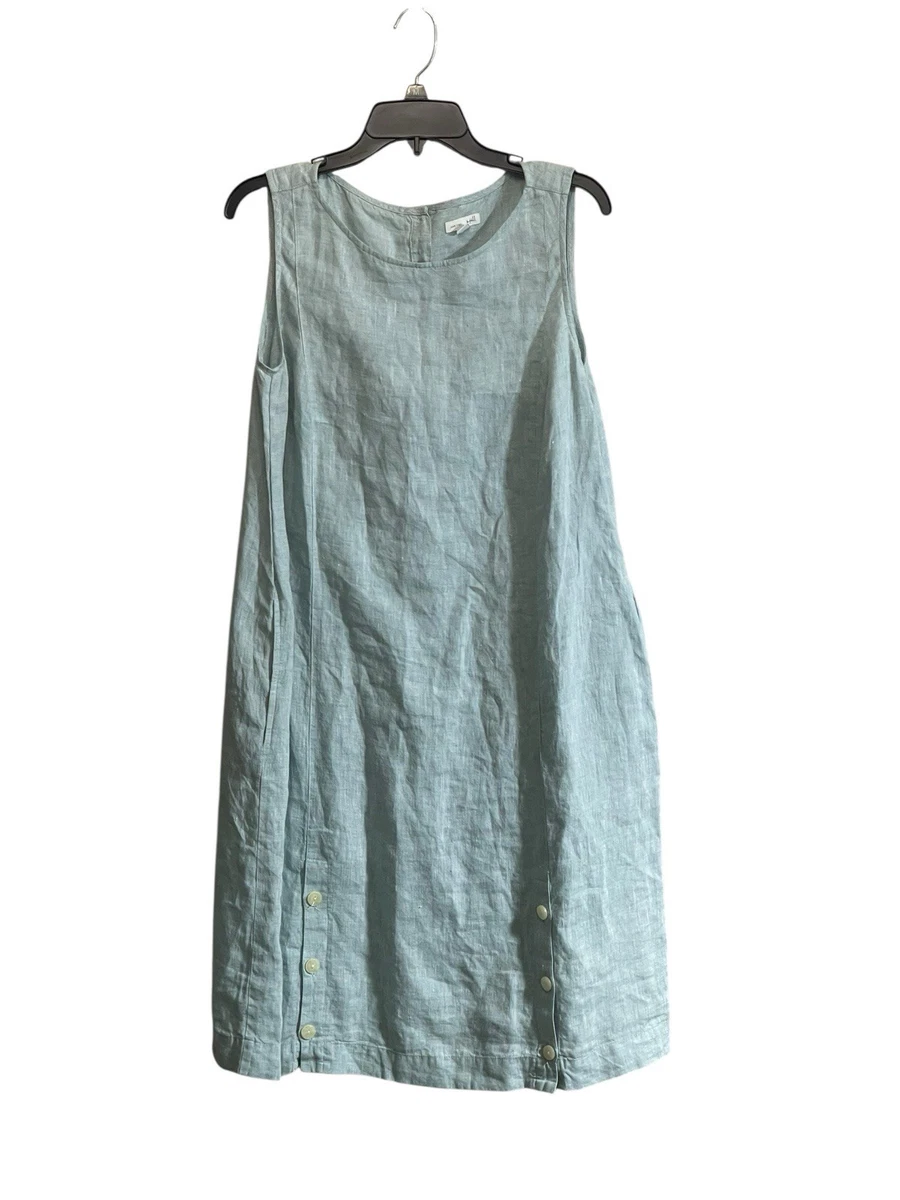 knee length dresses for ladies Ella Linen Dress – LittleWomenAtelier main image 0