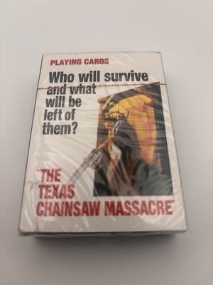 Texas Chainsaw Massacre Playing Cards - New Line Cinema - Sealed