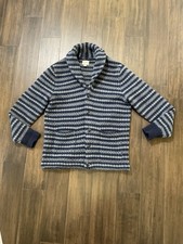 J.Crew Men  s Size Medium Lambswool Fair Isle Shawl Collar Cardigan Sweater