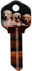 Puppies House Key Blank - Puppies - Dogs - Keys - Locks