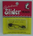 Charlie Brewer SPH16 Slider Jig Head Hook 1/16 oz. Black 4CT