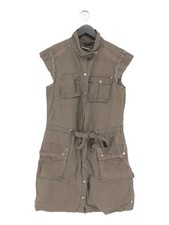 Ted Baker Shirt Midi Dress UK8 in Grey