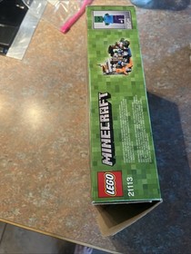 Lego Minecraft (21113) Complete With Box, Manual, and Extra Pieces (RETIRED)