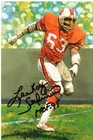 Goal Line Art Card signed by Lee Roy Selmon with HOF 95