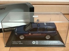 Minichamps Volvo V70 Grenzwache Schweiz 1/43 Scale Blue Limited Ed. Used