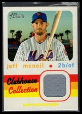 2020 Topps Heritage #CCR-JMC Jeff McNeil Clubhouse Collection Relics