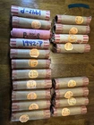 19 Rolls Of 1942P,D &S Circulated (950 Coins Total) Free Shipping