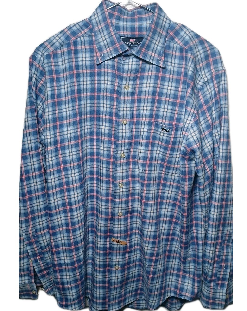 Vineyard Vines Performance Button Down Shirt Blue… - image 1