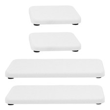 4Pcs Natural Diatomite Reusable Absorbent Soap Holder Pads for Bathroom