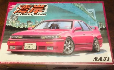 Aoshima 1/24 Nissan Cefiro Wangan Street Gear Model Kit Vintage Unassembled