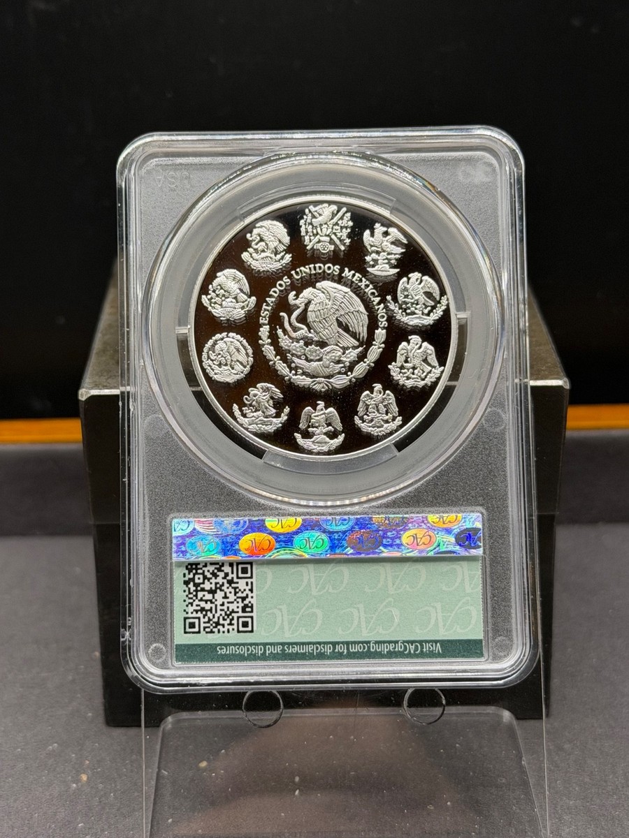 2024 - 1 oz PR70 DCAM Libertad .999 Silver Proof Coin CAC - Mexico