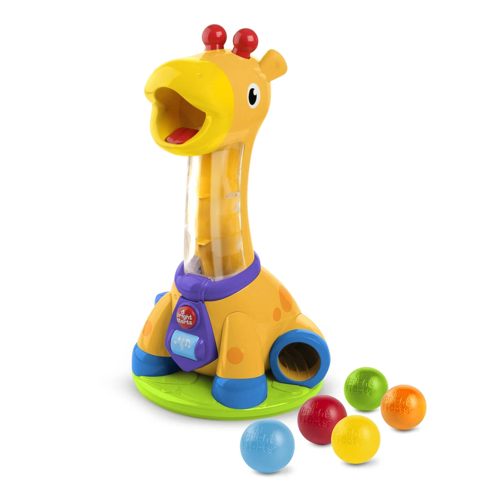 Kids II Bright Starts Giraffe Ballspielzeug Spielzeug Kinder - Zustand sehr gut