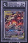 Reshiram & Charizard GX SM201 Sm Holo BGS 8.5 - New Cert/9 Centering/9.5 Surface