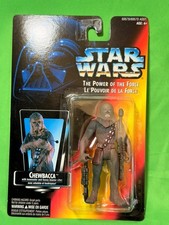 Star Wars The Power of The Force Chewbacca Hasbro Kenner POTF French Red Card