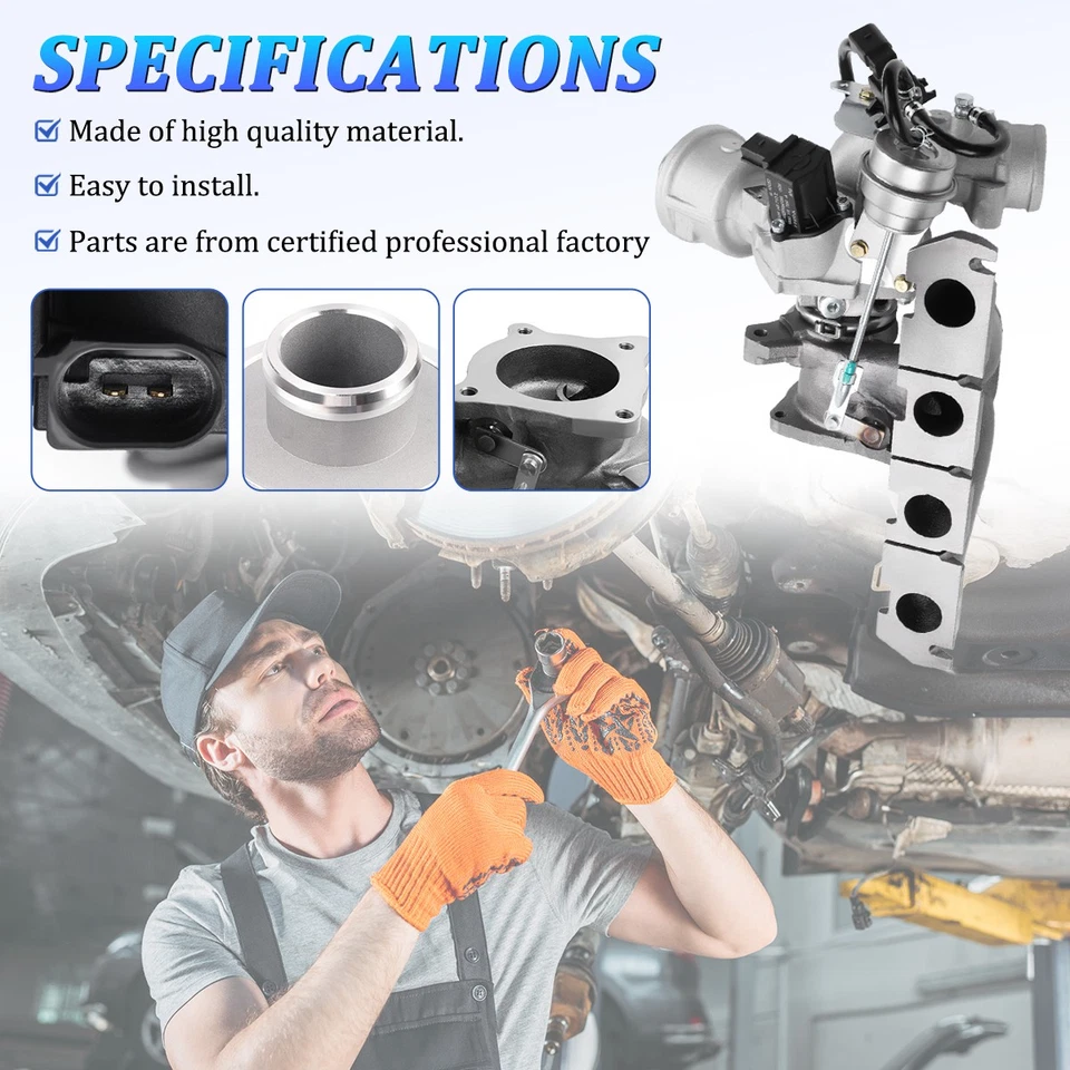 Genuine Turbo Turbocharger UPGRADE Stage 2 for 2005-2013 Audi A3 A4 A6 TT 2.0T Foto 2 de 4