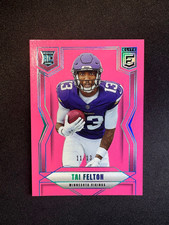 2025 Panini Donruss Elite FOTL Tai Felton RC Pink #123 Vikings Rookie #d 11/13