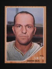 1962 Topps Baseball Card #492 Hal Smith (EX-MT)