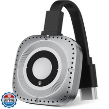 Wireless HDMI Transmitter and Receiver 30FT/9M, 2.4G+5G Plug and 