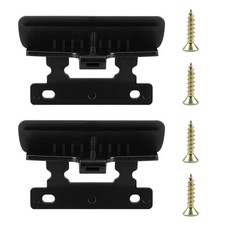 Deaelf 2pcs Lid Latch For Center Console Armrest Car Armrest Black Black