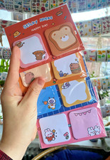 NIP Cute Kawaii Animal Sticky Novelty Sticky Notes Set: You Choose 