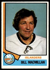 1974-75 O-Pee-Chee VTG OPC Hockey Bill MacMillan New York Islanders #339