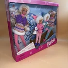Vintage 1995 Barbie Winter Holiday Doll Gift Set, Skipper Stacie Kelly MIB 15645