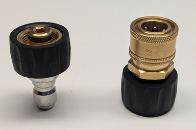 #ad #ad Ryobi 3 8quot; Female amp; Female M22 x 3 8quot; Male Quick Connect Coupler 4k 4500k psi $12.34