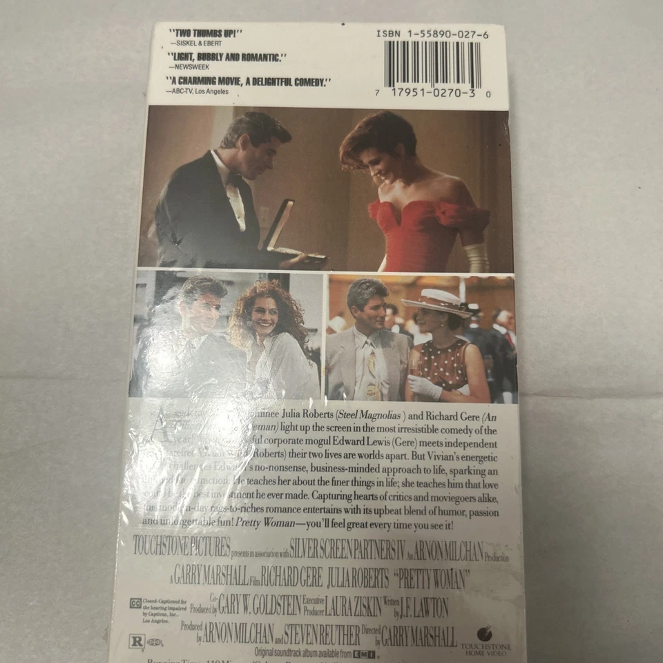 Pretty Woman (1990, VHS) Julia Roberts New Sealed - Image 2 of 3