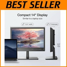 14 Inch Small TV - HD LCD Flat Screen Kitchen TV w