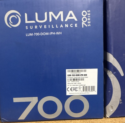 Luma Surveillance LUM-700-DOM-IPH-WH Dome Camera 4MP White Night Vision Heater