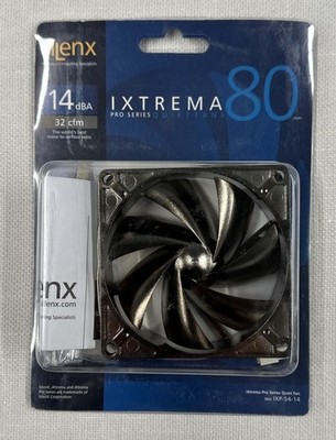siLenx IXTREMA 80 Pro Silent Fan IPX-54-14T w/Heat sensor, 80mm 14dBA 32CFM
