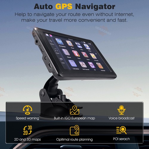Auto Navigationsgerät GPS EU Karten;Karten Update Navigation 8G+128MB 5 Zoll - Bild 6 von 17