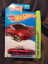 2015 Hot Wheels #192 HW Workshop BENTLEY CONTINENTAL SUPERSPORTS Red w/Trap5 Sp