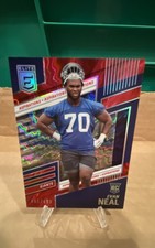 2022 Panini Donruss Elite - Rookies Evan Neal #133 Aspirations Shimmer /499 (RC)