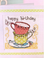 BIRTHDAY SPECIAL OCCASION CARD SAMPLER Cross Stitch Chart Choose From