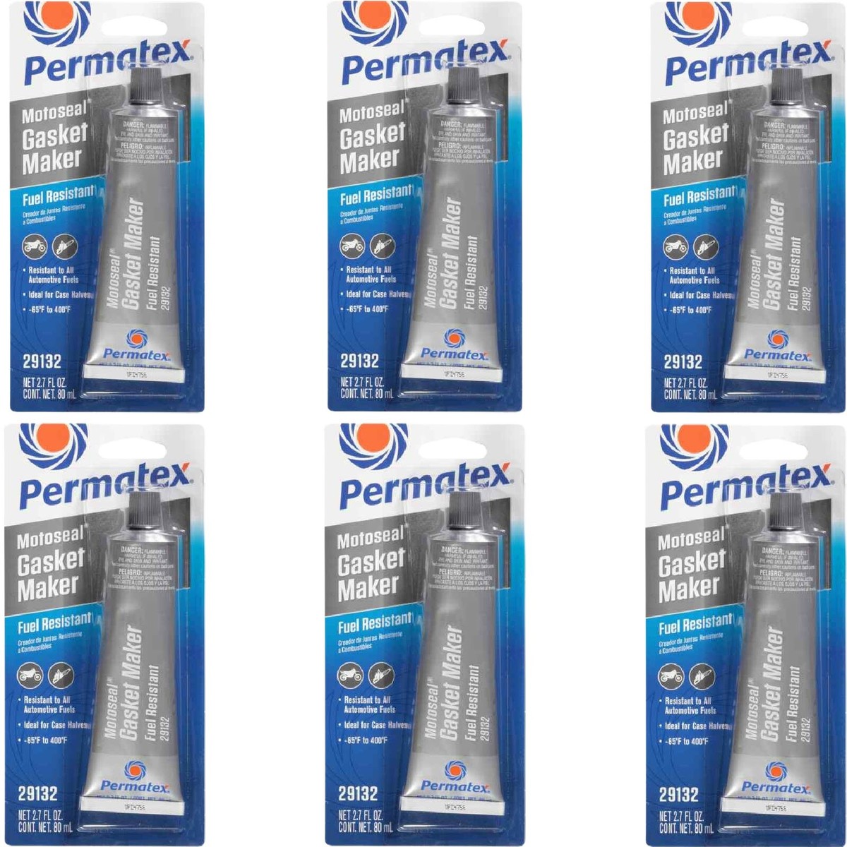 Permatex 29132 Motoseal Gasket Maker Pack Of 6 2.7oz | eBay