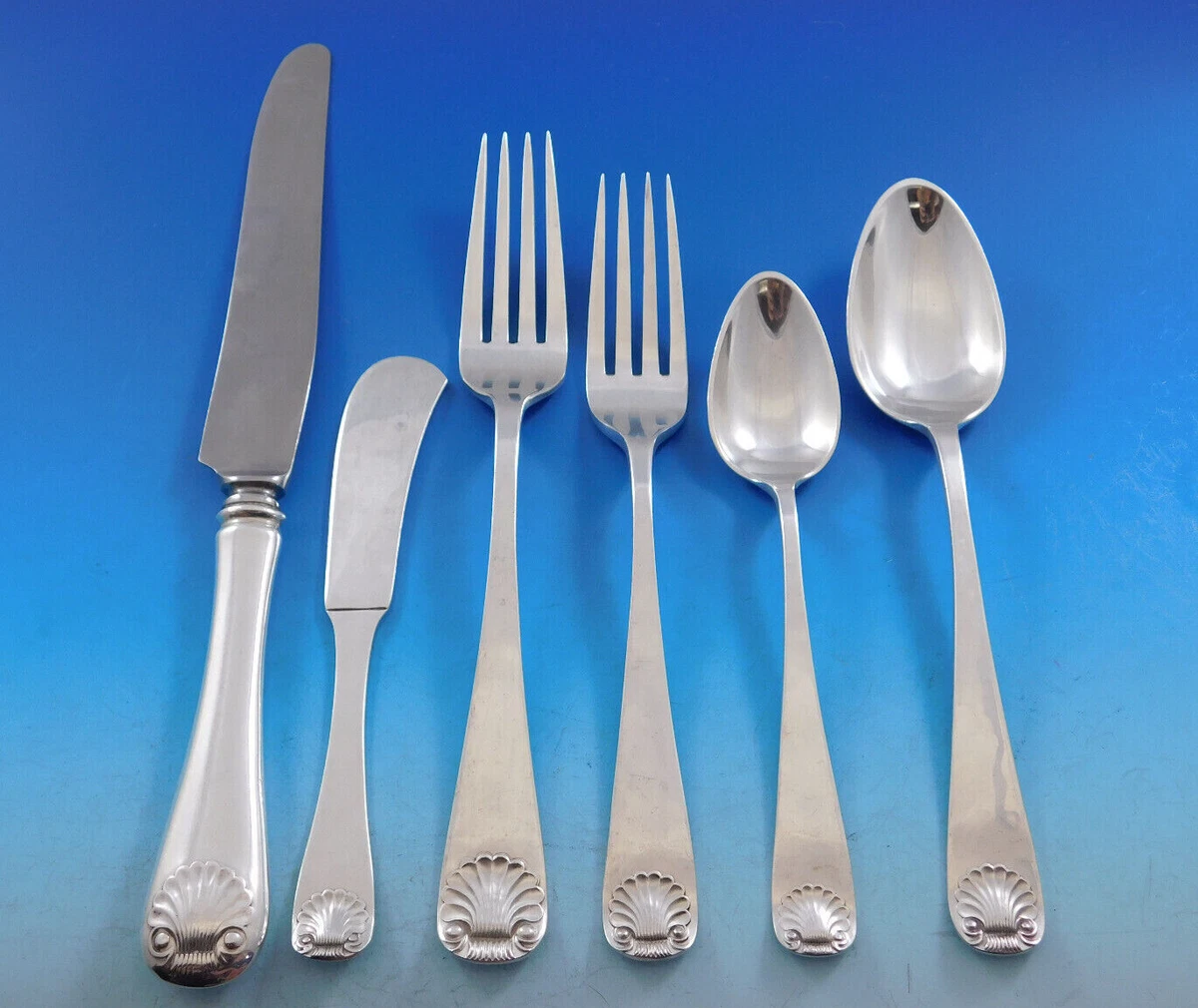 Old Newbury Antique US Sterling Silver Flatware Sets for sale | eBay