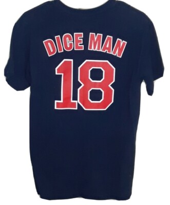 Red Boston MLB Sサイズ Tシャツ DICE-K Matsuzaka Daisuke Sox  Daisuke 応援グッズ