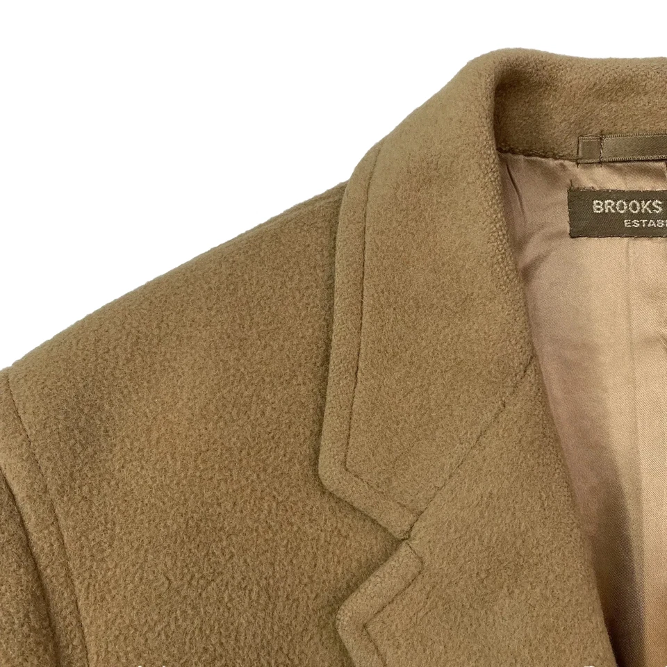 1960s 39 R Brooks Brothers Camel Brown 100 % Wool Patch Pocket Coat Made USA - Изображение 3 из 4