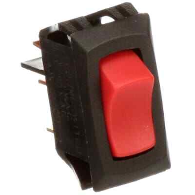 3pc CARLING TECHNOLOGIES LRA911-RS-B/120N Switch, Rocker, 15A 250 VAC, 10A 250V