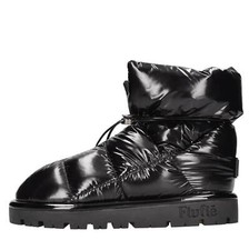 PILLOWS03JB FLUFIE' Women's Black Ankle Boots  Boots Amt01 fluf