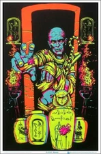 Mummy Blacklight Poster 23.5" x 35.5" - Laminated
